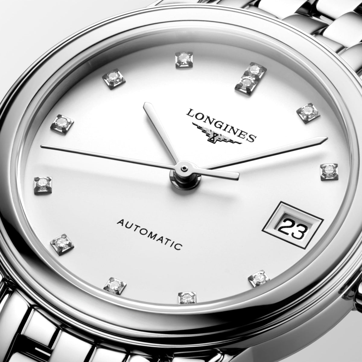 Flagship Classic 26.00 mm White matt Stainless steel L42744276 L4.274.4.27.6 detailed view