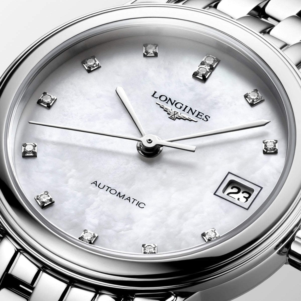 Flagship Classic 26.00 mm White mother-of-pearl Stainless steel L42744876 L4.274.4.87.6 detailed view