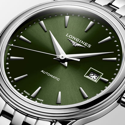 Flagship Classic 30.00 mm Sunray green Stainless steel L43744026 L4.374.4.02.6 detailed view