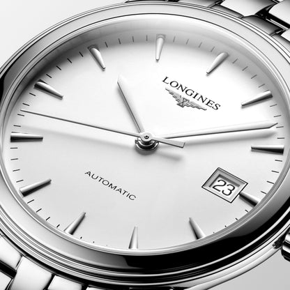 Flagship Classic 38.50 mm White matt Stainless steel L49744126 L4.974.4.12.6 detailed view