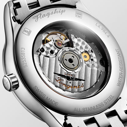Flagship Classic 40.00 mm Sunray silver Stainless steel L49844706 L4.984.4.70.6 detailed view
