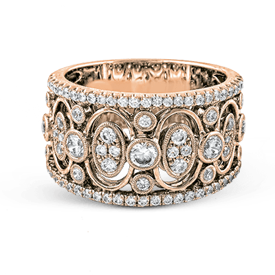 Harmonie Fashion Ring in 18k Gold with Diamonds - Simon G. Jewelry