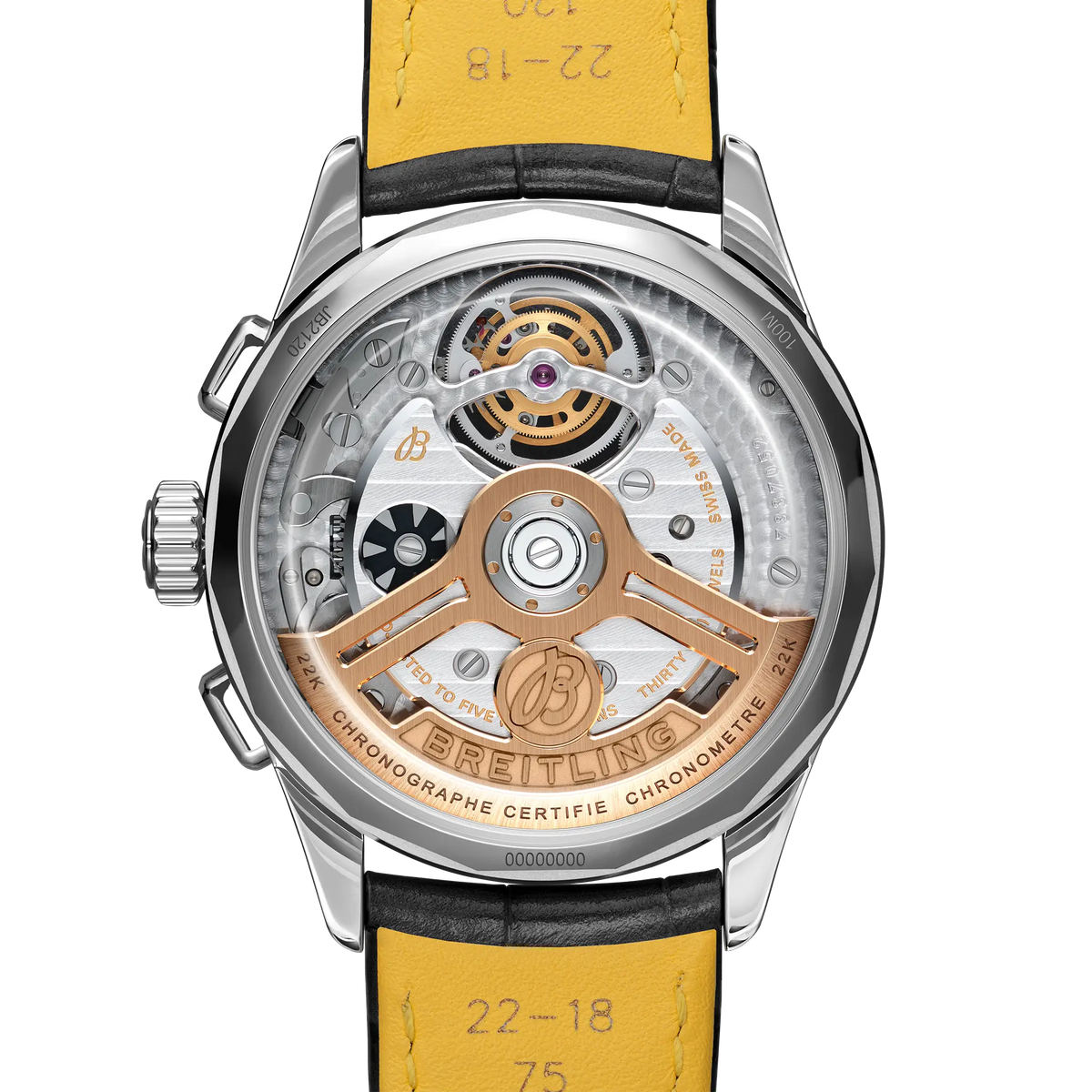 Premier B21 Chronograph Tourbillon 42 Gaston Breitling 18k white gold 42 mm JB2120A61B1P1 fourth view
