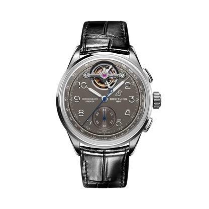 Premier B21 Chronograph Tourbillon 42 Gaston Breitling 18k white gold 42 mm JB2120A61B1P1 main view