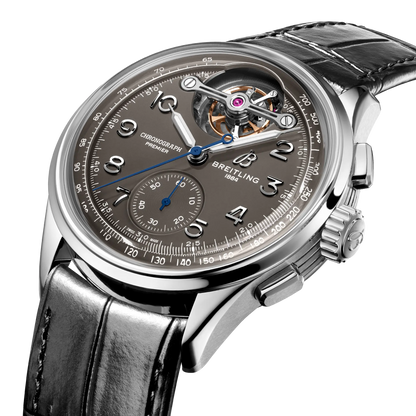 Premier B21 Chronograph Tourbillon 42 Gaston Breitling 18k white gold 42 mm JB2120A61B1P1 second view