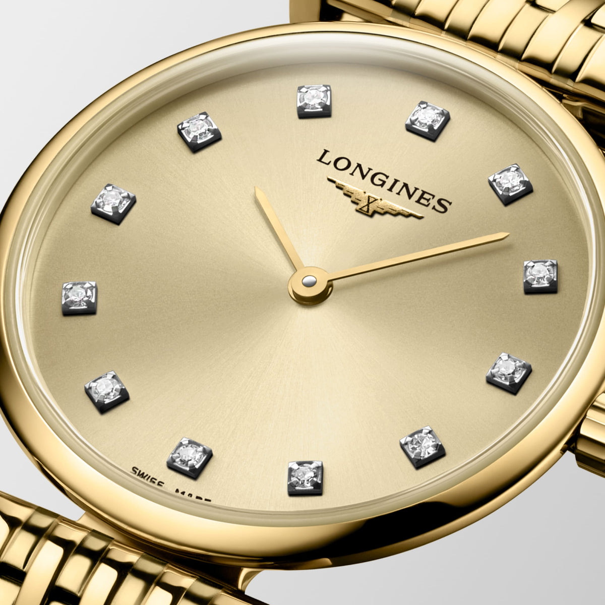 La Grande Classique De Longines 24.00 mm Gilt Yellow PVD coating L4209237E L4.209.2.37.E detailed view