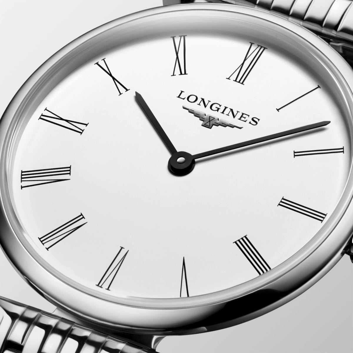 La Grande Classique De Longines 24.00 mm White Stainless steel L4209411C L4.209.4.11.C detailed view
