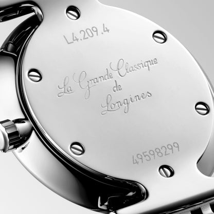 La Grande Classique De Longines 24.00 mm Grey Stainless steel L4209470C L4.209.4.70.C back view