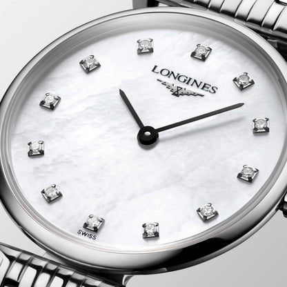 La Grande Classique De Longines 24.00 mm White mother-of-pearl Stainless steel L4209487C L4.209.4.87.C detailed view