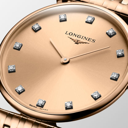 La Grande Classique De Longines 29.00 mm Red Red PVD coating L4512190E L4.512.1.90.E detailed view