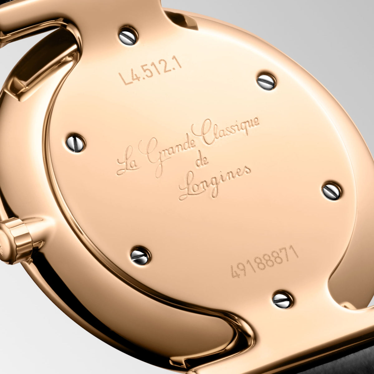 La Grande Classique De Longines 29.00 mm Red Red PVD coating L4512190E L4.512.1.90.E back view