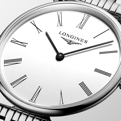La Grande Classique De Longines 29.00 mm White Stainless steel L4512411C L4.512.4.11.C detailed view