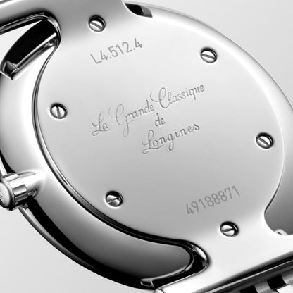 La Grande Classique De Longines 29.00 mm White Stainless steel L4512411C L4.512.4.11.C back view