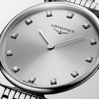 La Grande Classique De Longines 29.00 mm Grey Stainless steel L4512470C L4.512.4.70.C detailed view