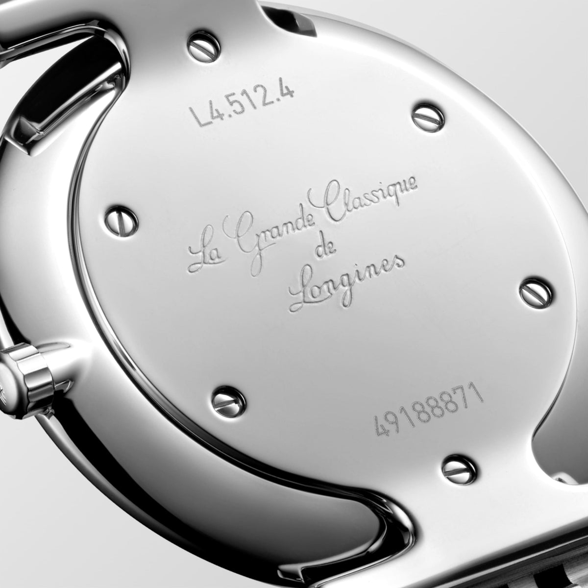 La Grande Classique De Longines 29.00 mm Grey Stainless steel L4512470C L4.512.4.70.C back view