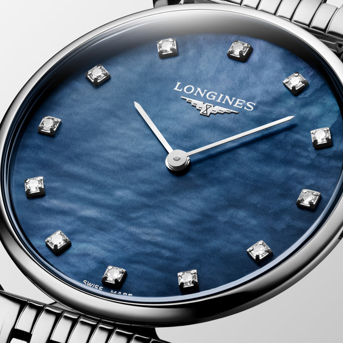La Grande Classique De Longines 29.00 mm Blue mother-of-pearl Stainless steel L4512481C L4.512.4.81.C detailed view