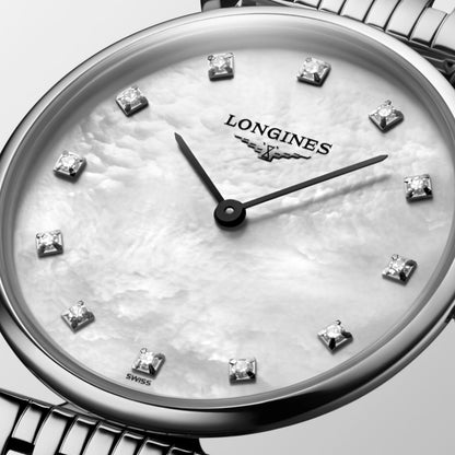 La Grande Classique De Longines 29.00 mm White mother-of-pearl Stainless steel L4512487C L4.512.4.87.C detailed view