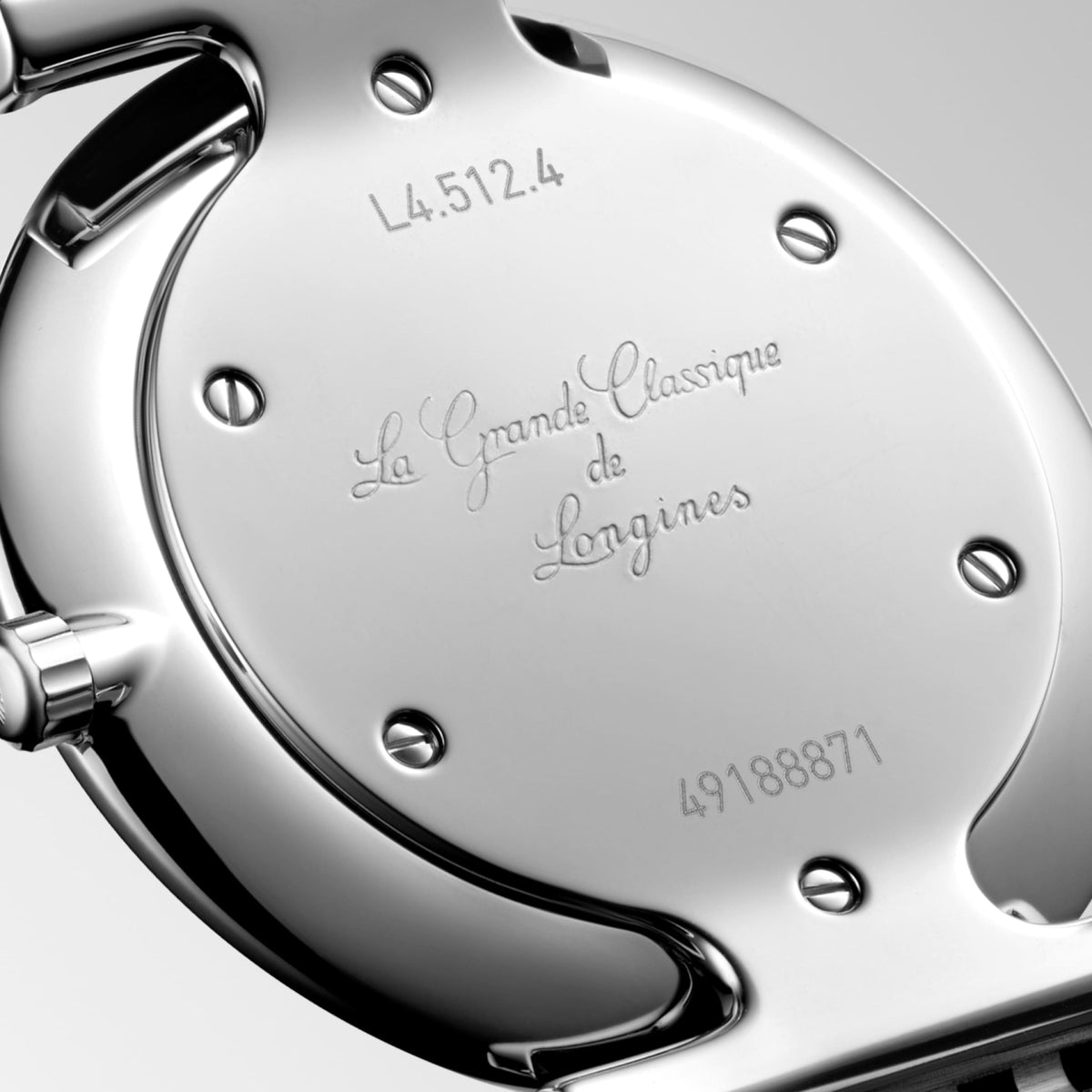 La Grande Classique De Longines 29.00 mm Green Stainless steel L4512492C L4.512.4.92.C back view