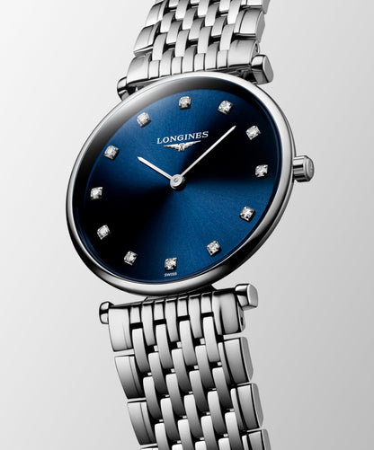 La Grande Classique De Longines 29.00 mm Sunray blue Stainless steel L4512497C L4.512.4.97.C back view