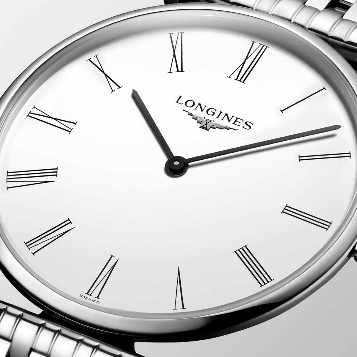 La Grande Classique De Longines 36.00 mm White Stainless steel L4755411C L4.755.4.11.C detailed view