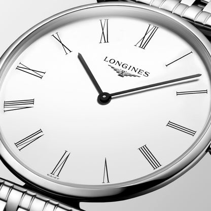 La Grande Classique De Longines 36.00 mm White Stainless steel L4755411C L4.755.4.11.C detailed view