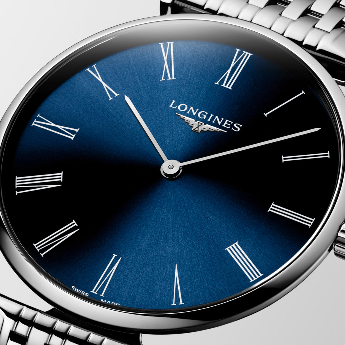 La Grande Classique De Longines 38.00 mm Sunray blue Stainless steel L4866494C L4.866.4.94.C detailed view