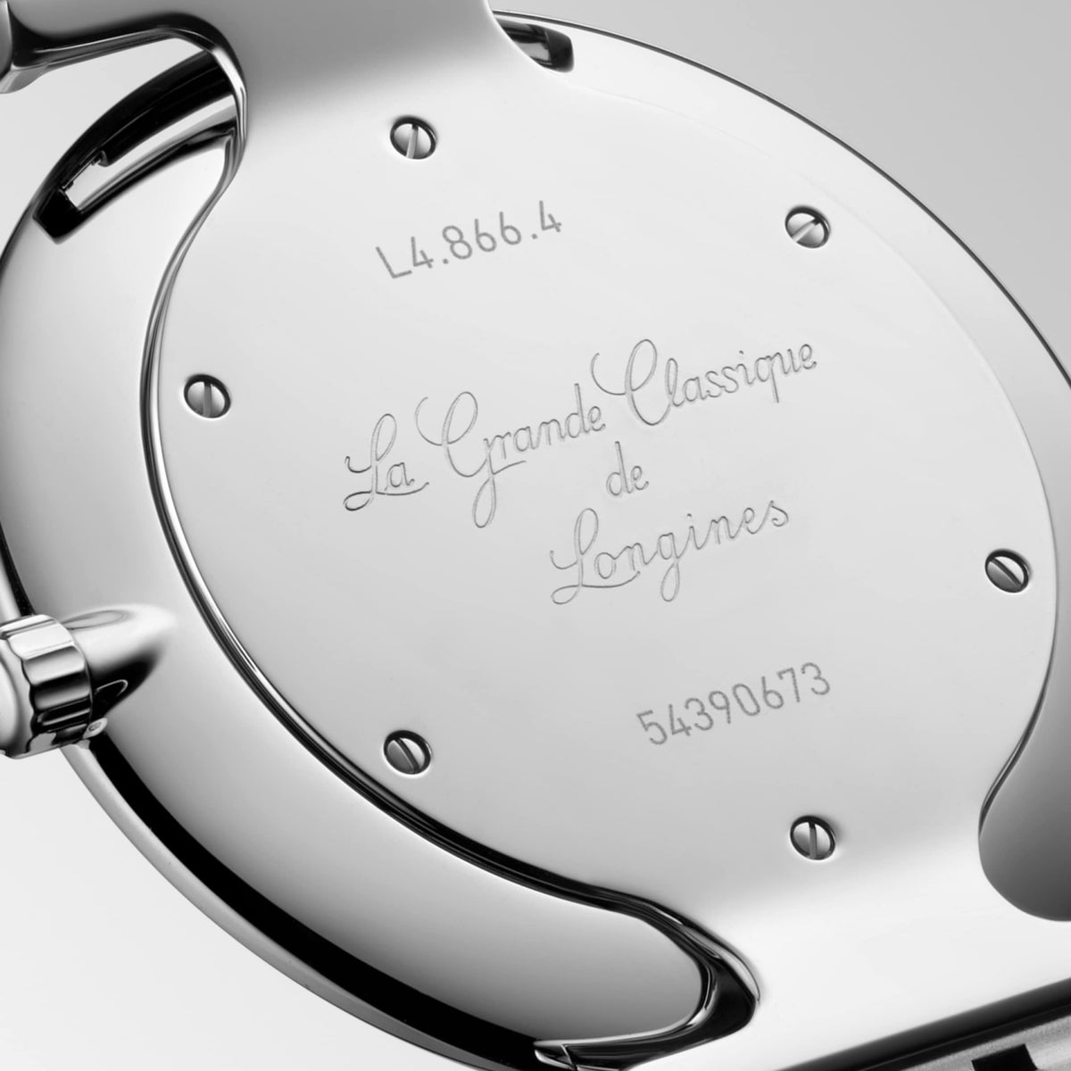 La Grande Classique De Longines 38.00 mm Sunray blue Stainless steel L4866494C L4.866.4.94.C back view