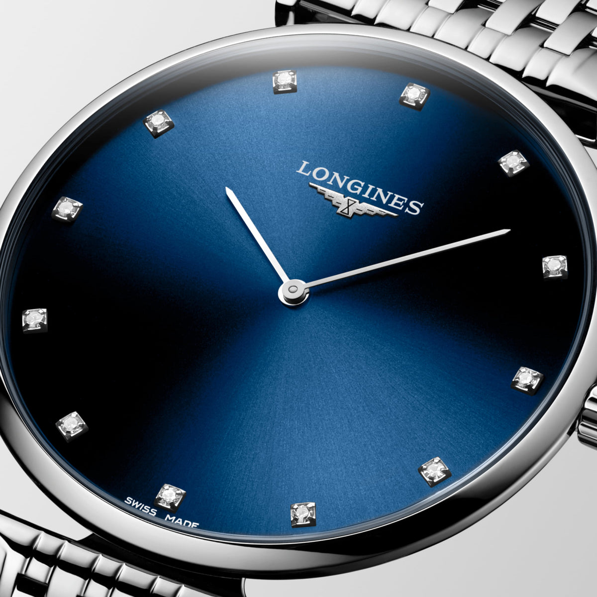 La Grande Classique De Longines 38.00 mm Sunray blue Stainless steel L4866497C L4.866.4.97.C detailed view