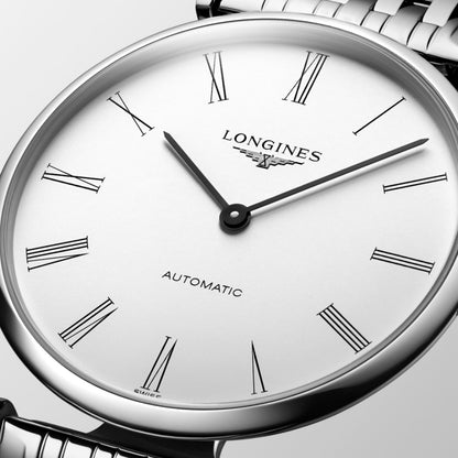 La Grande Classique De Longines 36.00 mm White Stainless steel L49084116 L4.908.4.11.6 detailed view
