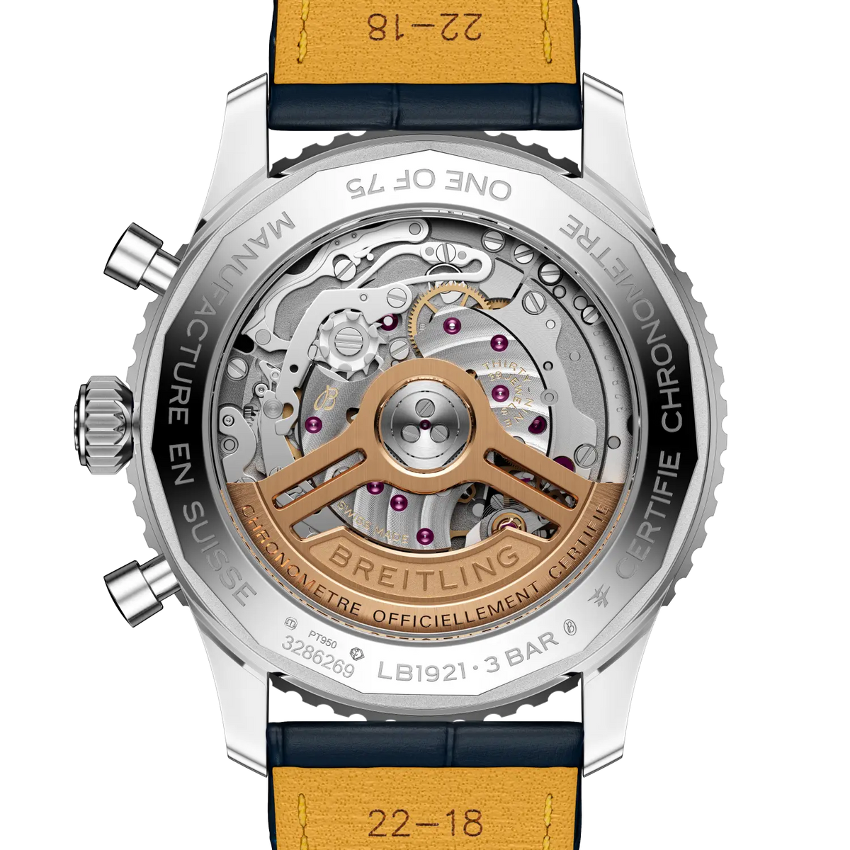 Navitimer B19 Chronograph 43 Perpetual Calendar Platinum 43 mm LB19211A1C1P1 fourth view