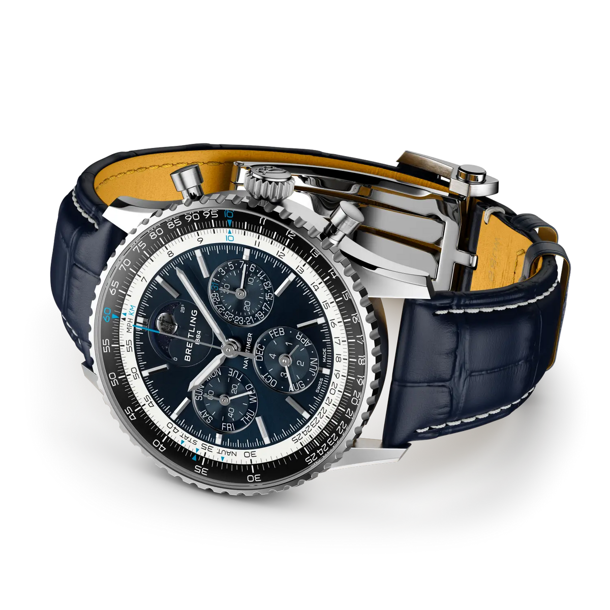 Navitimer B19 Chronograph 43 Perpetual Calendar Platinum 43 mm LB19211A1C1P1 third view