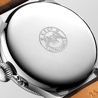 Lindbergh Hour Angle Watch 47.50 mm White lacquered polished Stainless steel L26784110 L2.678.4.11.0 back view