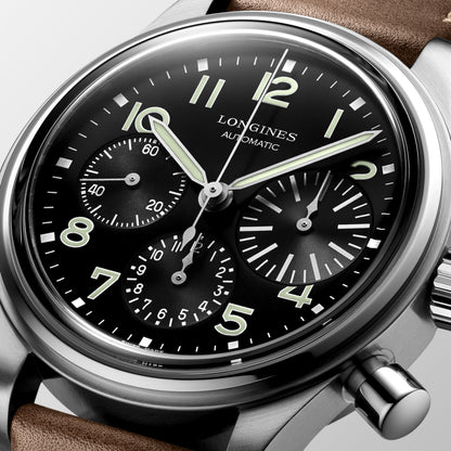 Longines Avigation Bigeye 41.00 mm Black Stainless steel L28164532 L2.816.4.53.2 detailed view