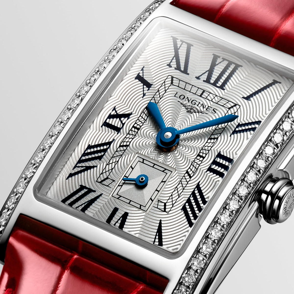 Longines Dolcevita 20.80 X 32.00 mm Silver "flinqué" Stainless steel L52550715 L5.255.0.71.5 detailed view