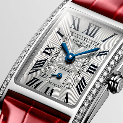 Longines Dolcevita 20.80 X 32.00 mm Silver "flinqué" Stainless steel L52550715 L5.255.0.71.5 detailed view