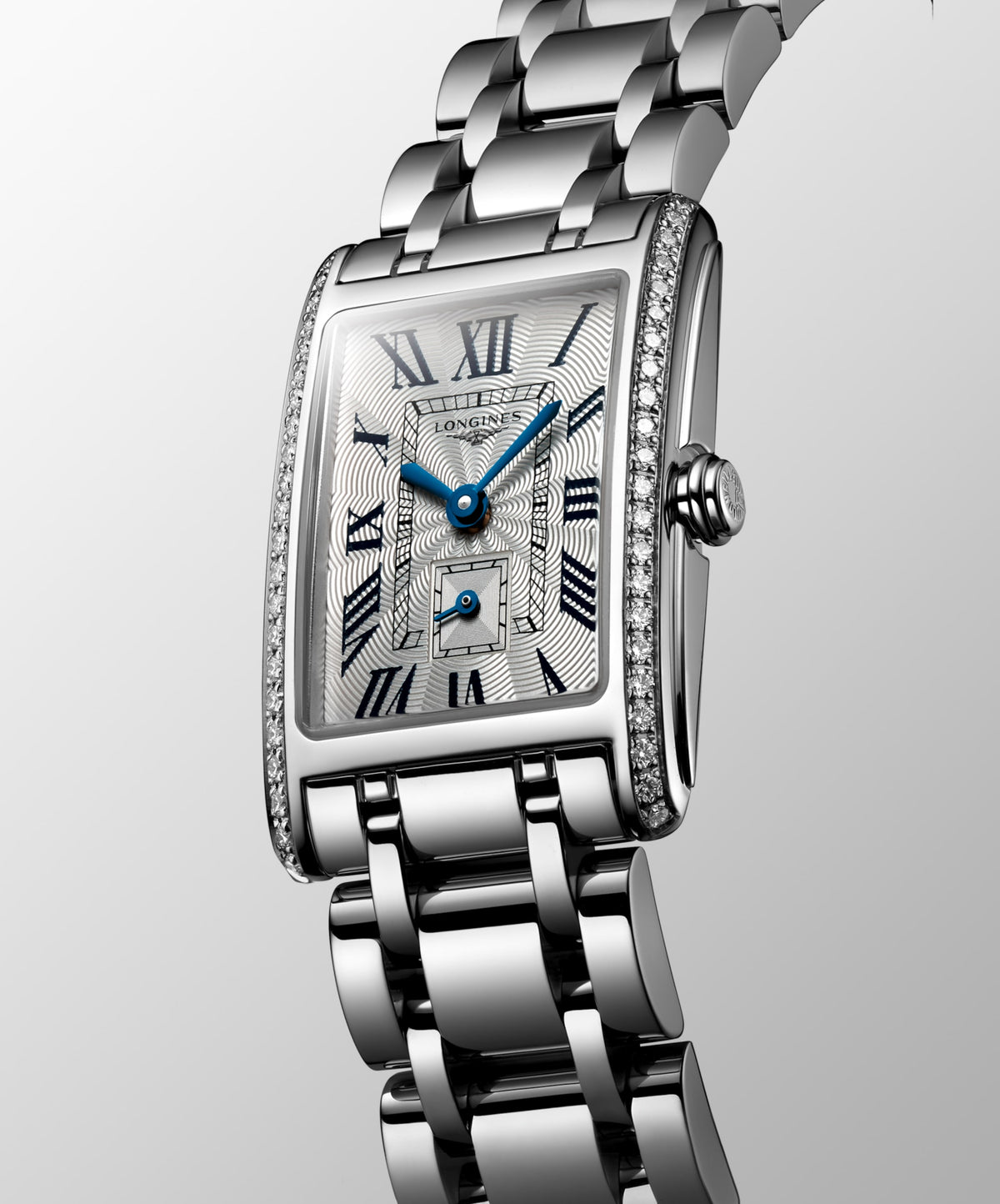 Longines Dolcevita 20.80 X 32.00 mm Silver "flinqué" Stainless steel L52550716 L5.255.0.71.6 back view