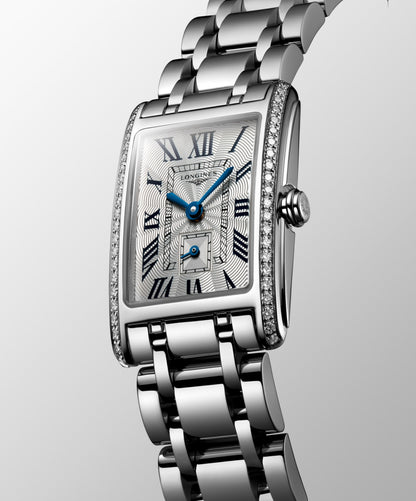 Longines Dolcevita 20.80 X 32.00 mm Silver "flinqué" Stainless steel L52550716 L5.255.0.71.6 back view