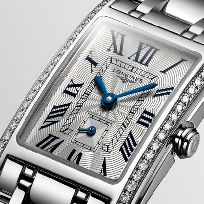Longines Dolcevita 20.80 X 32.00 mm Silver "flinqué" Stainless steel L52550716 L5.255.0.71.6 detailed view
