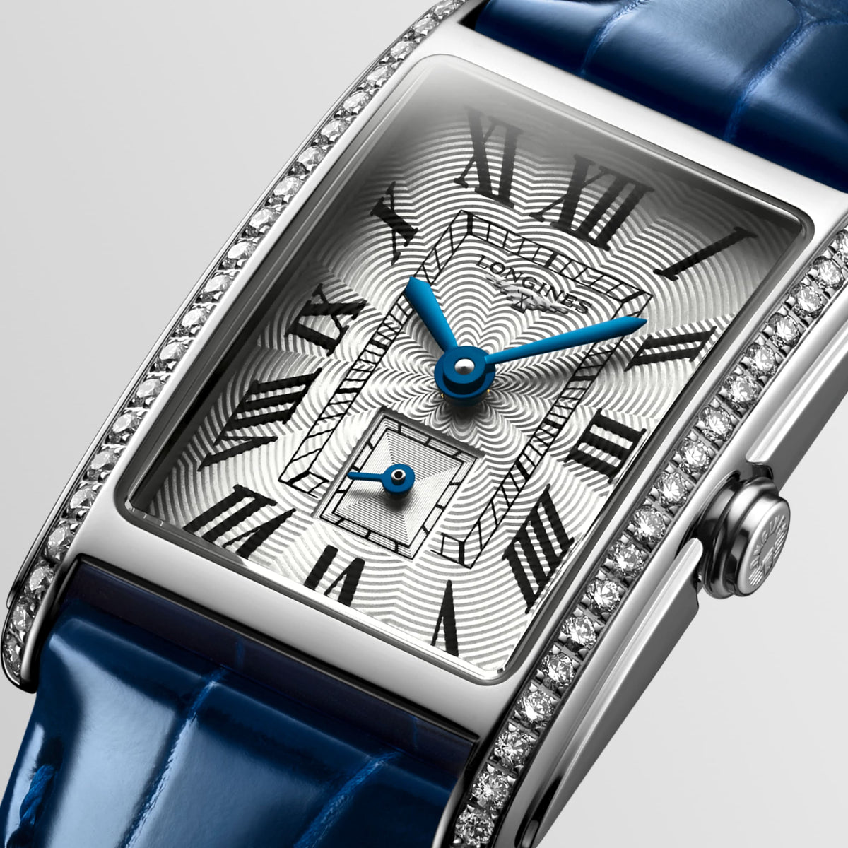 Longines Dolcevita 20.80 X 32.00 mm Silver "flinqué" Stainless steel L52550717 L5.255.0.71.7 detailed view