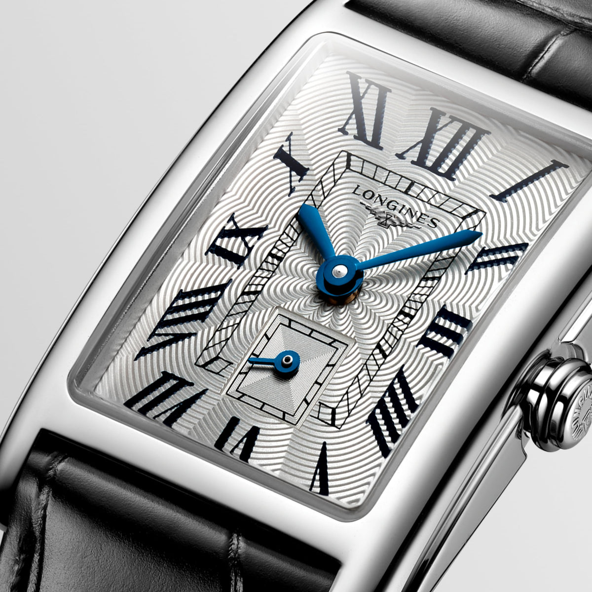 Longines Dolcevita 20.80 X 32.00 mm Silver "flinqué" Stainless steel L52554710 L5.255.4.71.0 detailed view