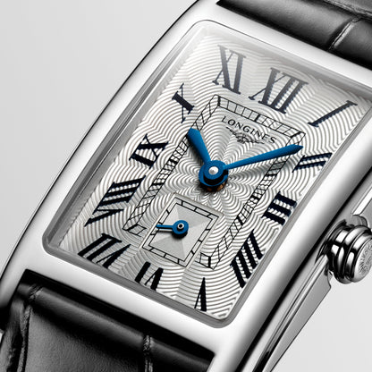 Longines Dolcevita 20.80 X 32.00 mm Silver "flinqué" Stainless steel L52554710 L5.255.4.71.0 detailed view