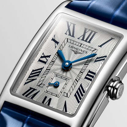 Longines Dolcevita 20.80 X 32.00 mm Silver "flinqué" Stainless steel L52554717 L5.255.4.71.7 detailed view