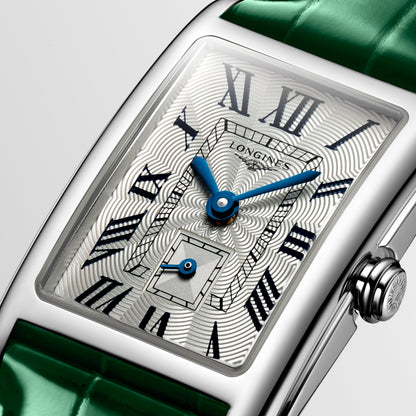 Longines Dolcevita 20.80 X 32.00 mm Silver "flinqué" Stainless steel L5255471A L5.255.4.71.A detailed view