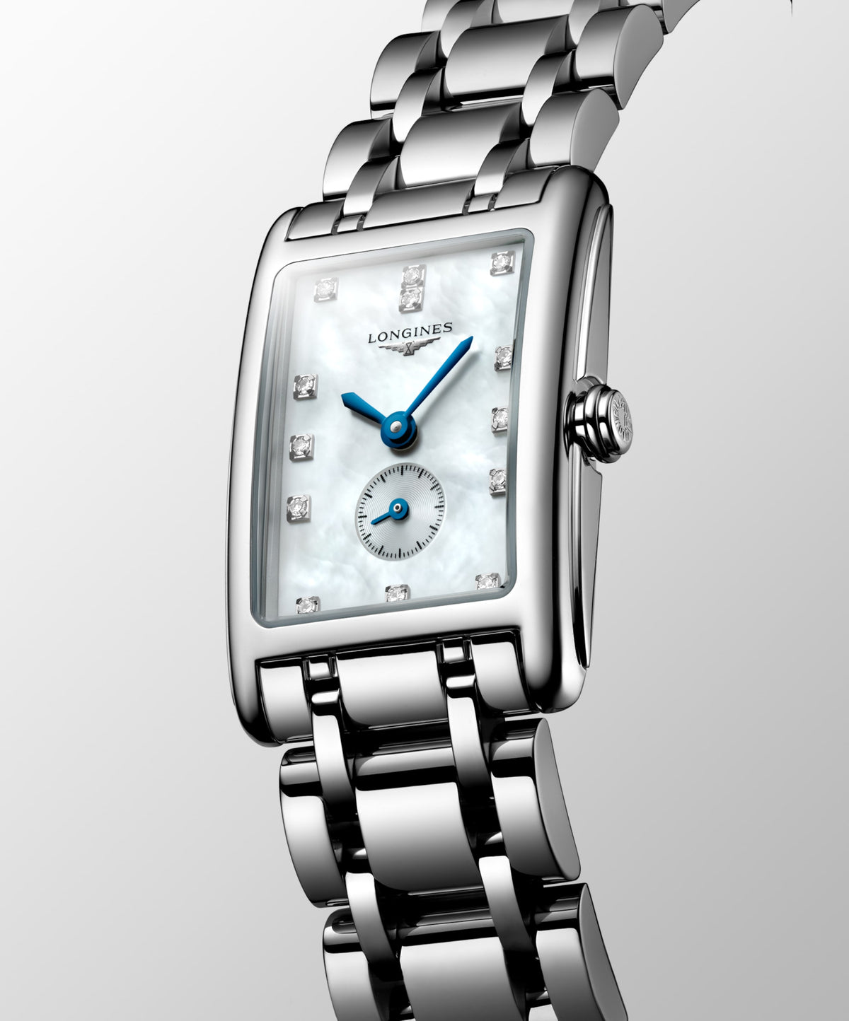 Longines Dolcevita 20.80 X 32.00 mm White mother-of-pearl Stainless steel L52554876 L5.255.4.87.6 back view