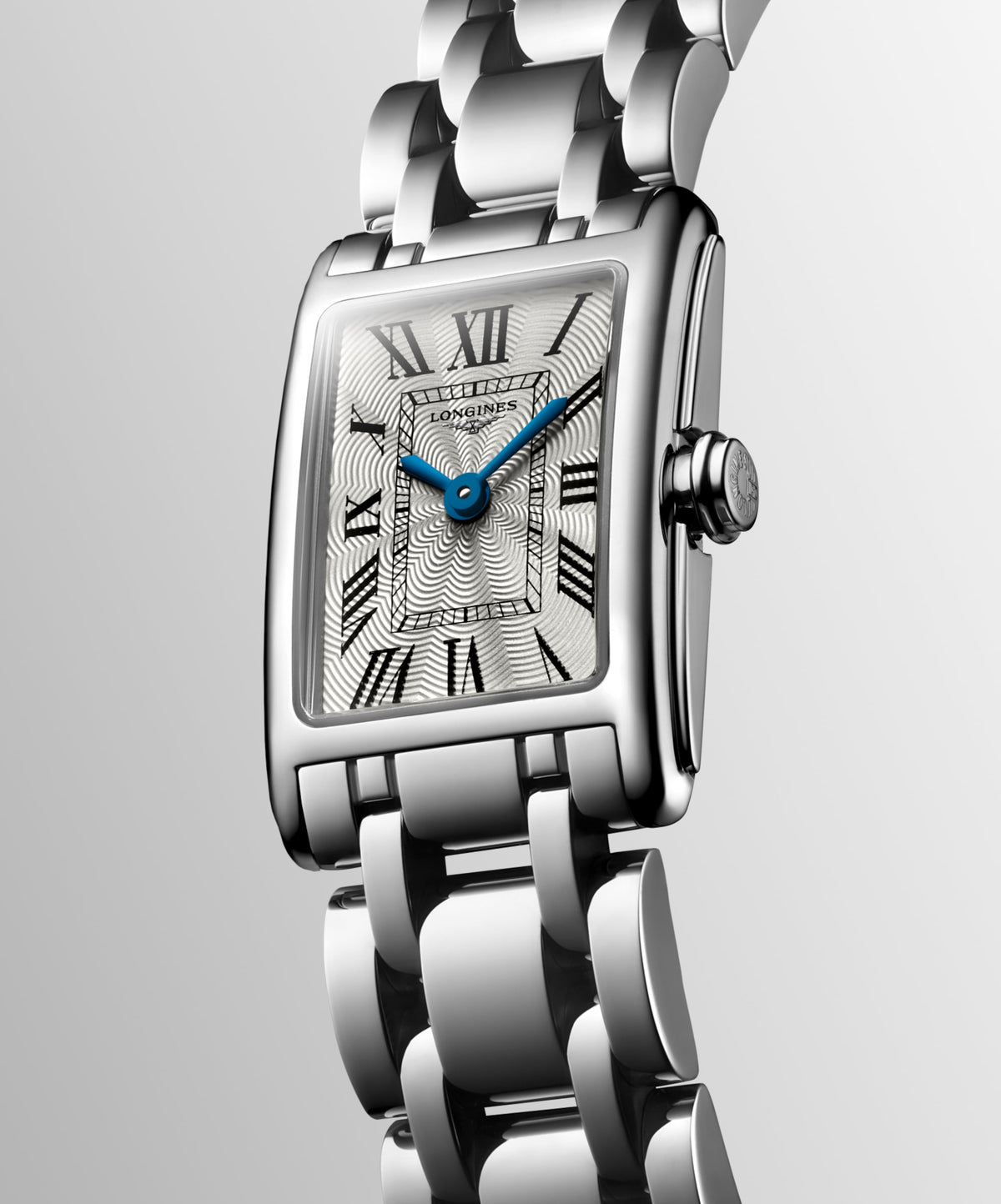 Longines Dolcevita 17.70 X 27.00 mm Silver "flinqué" Stainless steel L52584716 L5.258.4.71.6 back view