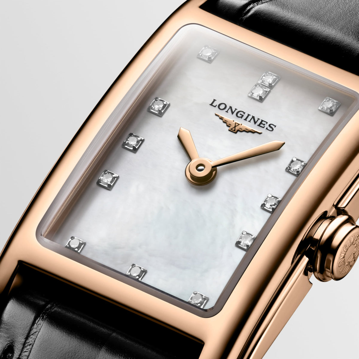 Longines Dolcevita 17.70 X 27.00 mm White mother-of-pearl Rose gold 18 carats L52588870 L5.258.8.87.0 detailed view