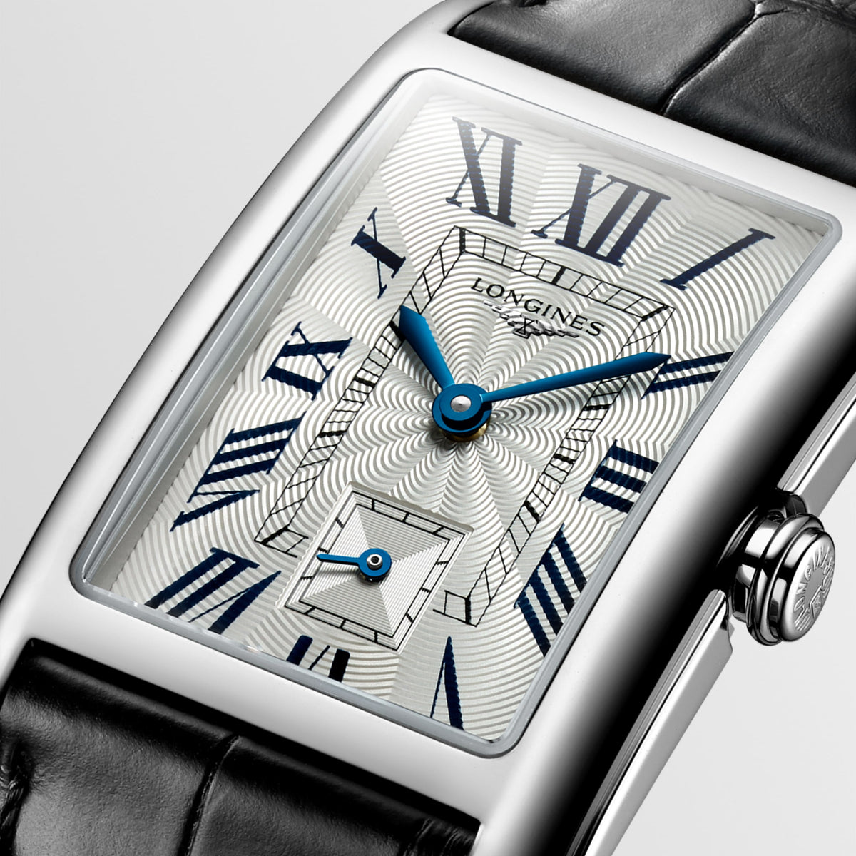 Longines Dolcevita 23.30 X 37.00 mm Silver "flinqué" Stainless steel L55124710 L5.512.4.71.0 detailed view
