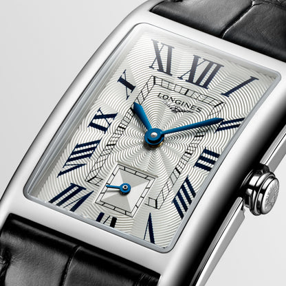 Longines Dolcevita 23.30 X 37.00 mm Silver "flinqué" Stainless steel L55124710 L5.512.4.71.0 detailed view