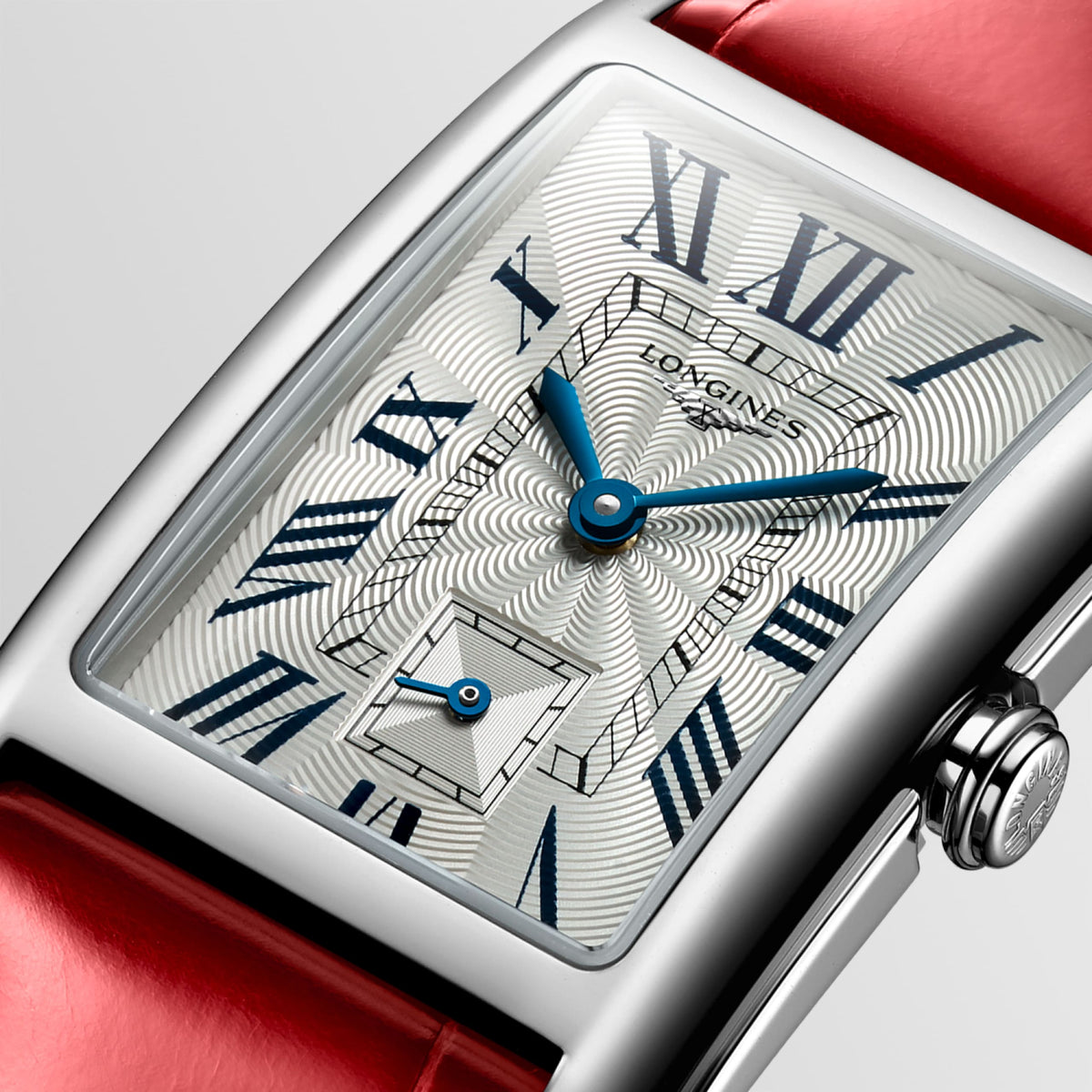 Longines Dolcevita 23.30 X 37.00 mm Silver "flinqué" Stainless steel L55124715 L5.512.4.71.5 detailed view