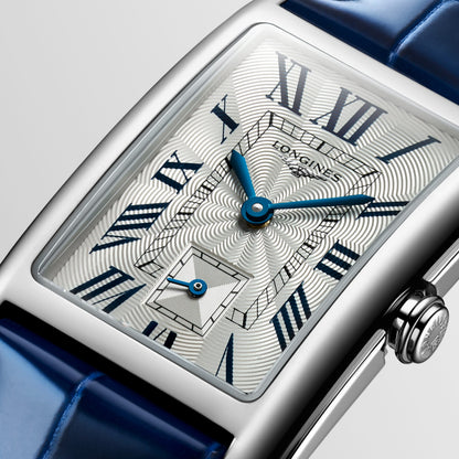 Longines Dolcevita 23.30 X 37.00 mm Silver "flinqué" Stainless steel L55124717 L5.512.4.71.7 detailed view